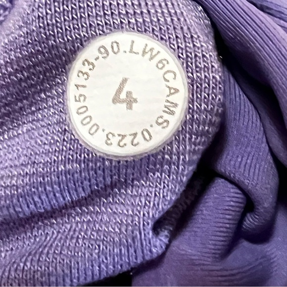 Lululemon Cropped High Rise leggings tights purple 4 athletic yoga running - Picture 13 of 14